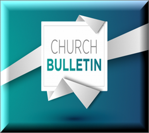 Weekly Church Bulletin Graphic