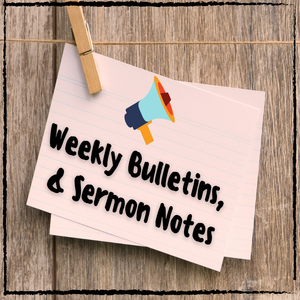 Weekly Church Bulletin Graphic